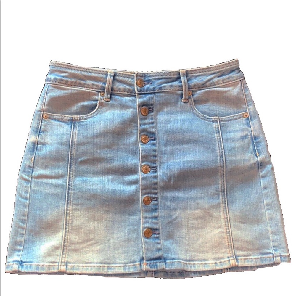 American Eagle Hi-Rise Denim Skirt